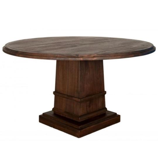 masivne drevo centralna noha okruhly stol stolar vytvaranie zariadenie kuchyna jedalensky stol nabytok okruhly stol rustikalny country vintage mediteran velky.jpg